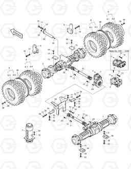 6400 POWER TRAIN-DOUBLE TIRE SOLAR 55W-V, Doosan