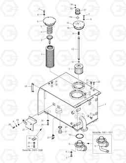 1120 OIL TANK MEGA300-V, Doosan