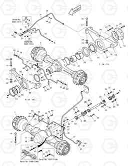 1150 AXLE & DRIVE SHAFT-MAX. TRAC MEGA300-V, Doosan