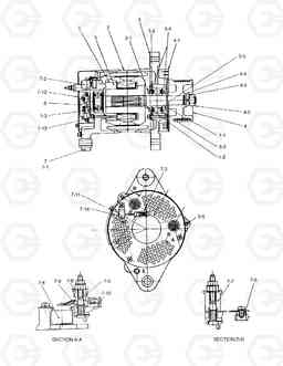 1505 ALTERNATOR MEGA300-V, Doosan