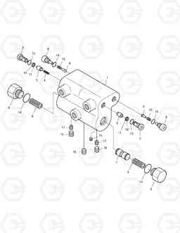 3550 CUSHION VALVE MEGA300-V, Doosan
