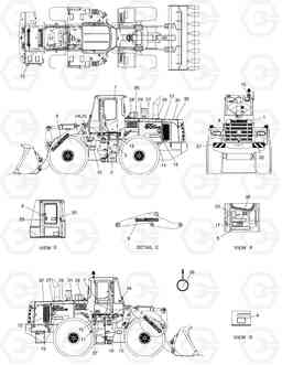 4120 NAME PLATE-KOREAN MEGA300-V, Doosan