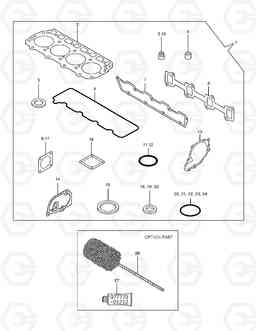 027 GASKET SET SOLAR 55-VG, Doosan