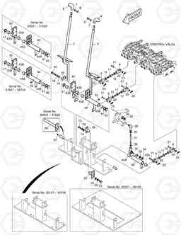 1290 LEVER ASS'Y(2) SOLAR 55-VG, Doosan