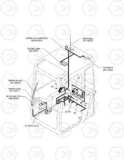 1480 ELECTRIC PARTS(3)-CABIN SOLAR 55-VG, Doosan