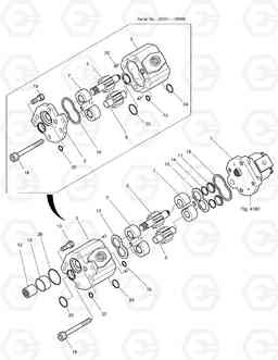 4170 MAIN PUMP-GEAR PUMP SOLAR 55-VG, Doosan