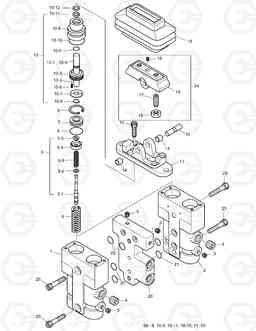 4390 PEDAL VALVE - TRAVEL SOLAR 55-VG, Doosan