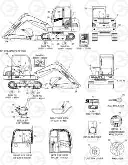 5120 NAME PLATE-ENGLISH SOLAR 55-VG, Doosan