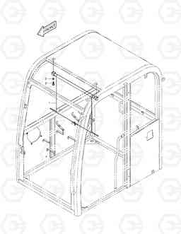 6160 SUN VISOR SOLAR 55-VG, Doosan