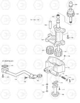 007 OIL PUMP MEGA160TC, Doosan