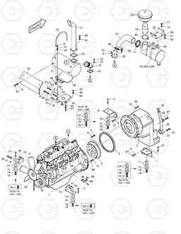 1110 ENGINE MOUNTING MEGA160TC, Doosan