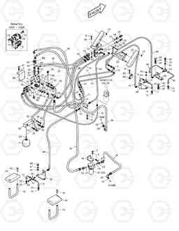 1200 BRAKE PIPING MEGA160TC, Doosan