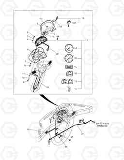 1440 ELECTRIC PARTS(2)-GAUGE PANEL-CABIN MEGA160TC, Doosan