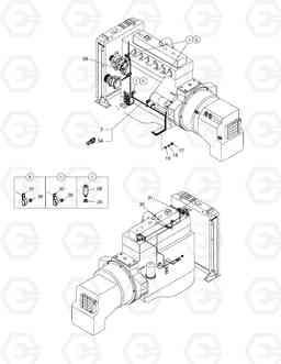 1540 ELECTRIC WIRING(2)-ENGINE MEGA160TC, Doosan