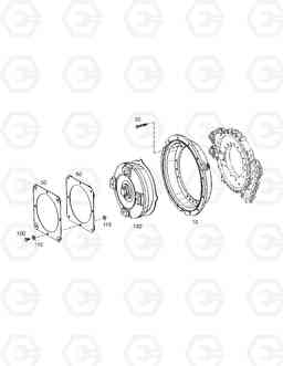 3100 ENGINE CONNECT-TRANSMISSION MEGA160TC, Doosan