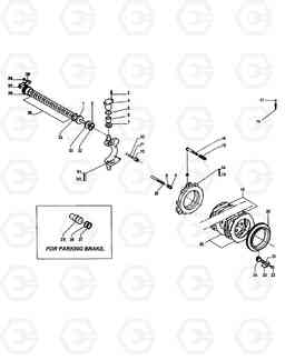 3350 FRONT AXLE BRAKE MEGA160TC, Doosan