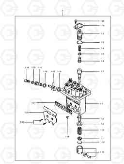 017 FUEL INJECTION PUMP SOLAR 015PLUS, Doosan