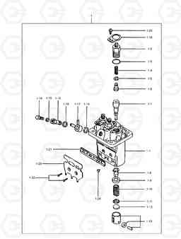 017 FUEL INJECTION PUMP SOLAR 015PLUS, Doosan