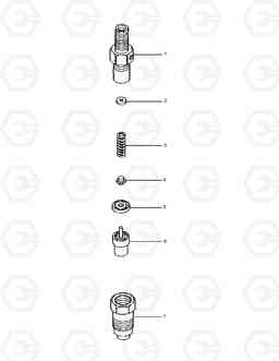 018 NOZZLE & NOZZLE HOLDER SOLAR 015PLUS, Doosan