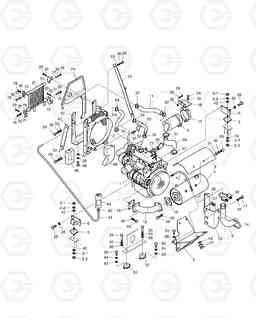 1110 ENGINE MOUNTING SOLAR 015PLUS, Doosan