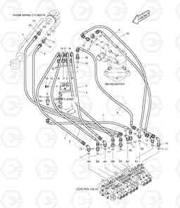 1160 MAIN PIPING(3) SOLAR 015PLUS, Doosan