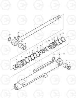 4270 BOOM CYLINDER SOLAR 015PLUS, Doosan