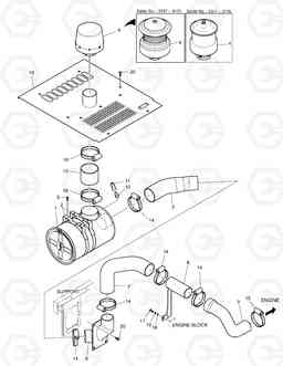 1160 AIR CLEANER ASS'Y SOLAR 300LC-V, Doosan