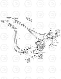 1270 MAIN PIPING(3) SOLAR 300LC-V, Doosan