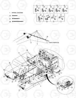 1750 ELECTRIC WIRING(3)-RELATED PARTS SOLAR 300LC-V, Doosan