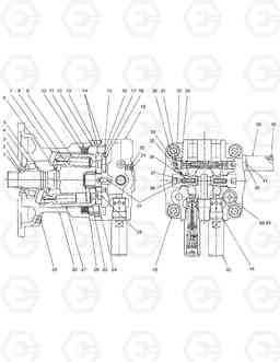 4130 SWING MOTOR SOLAR 300LC-V, Doosan