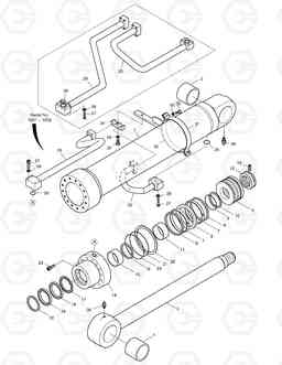 4240 BOOM CYLINDER-L.H SOLAR 300LC-V, Doosan