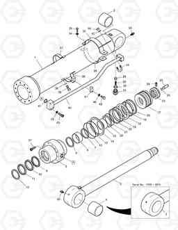 4261 ARM CYLINDER SOLAR 300LC-V, Doosan