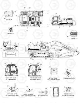 5130 NAME PLATE-ENGLISH SOLAR 300LC-V, Doosan