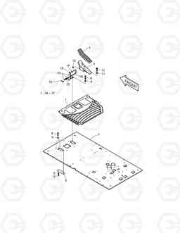 6220 FLOOR PLATE-TILTING SOLAR 300LC-V, Doosan