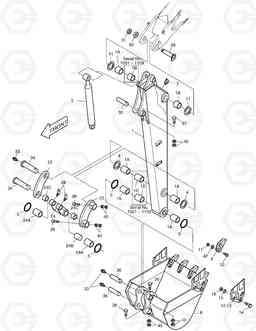 3110 FRONT(2)-ARM SOLAR 030PLUS, Doosan