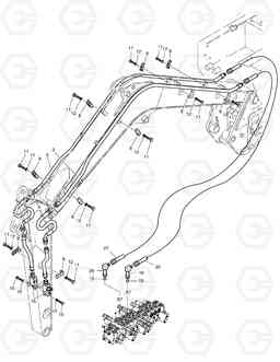 6110 BREAKER PIPING-TWO WAY SOLAR 030PLUS, Doosan