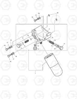 009 OIL FILTER SOLAR 470LC-V, Doosan