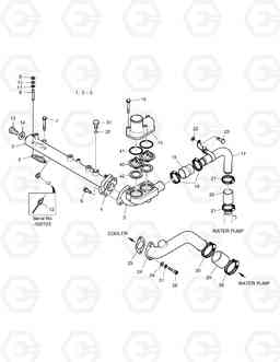 012 COOLING WATER PIPE SOLAR 470LC-V, Doosan