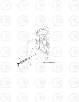 027 PRESSURE GAUGE SOLAR 470LC-V, Doosan