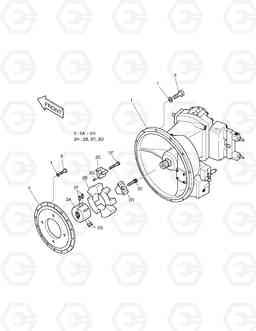 1170 PUMP MOUNTING SOLAR 470LC-V, Doosan