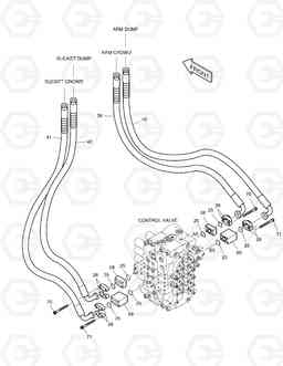 1270 MAIN PIPING(3) SOLAR 470LC-V, Doosan