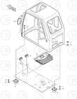 1460 CABIN MOUNT ASS'Y SOLAR 470LC-V, Doosan