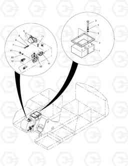 1700 ELECTRIC PARTS(6)-BATTERY SOLAR 470LC-V, Doosan