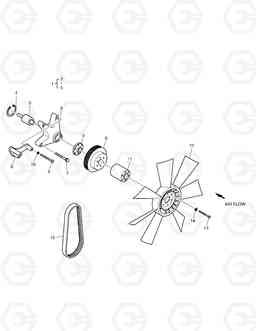 240 COOLING FAN SOLAR 470LC-V, Doosan