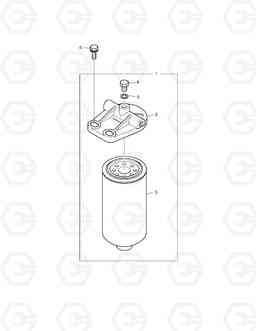 340 FUEL FILTER SOLAR 470LC-V, Doosan