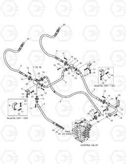 6460 MAIN PIPING-ONE & TWO WAY SOLAR 470LC-V, Doosan