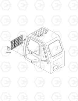 6860 CABIN LOW GUARD SOLAR 470LC-V, Doosan