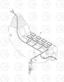 1660 ELECTRIC PARTS(3)-STAND L.H SOLAR 340LC-V, Doosan
