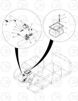 1680 ELECTRIC PARTS(5)-BATTERY SOLAR 340LC-V, Doosan