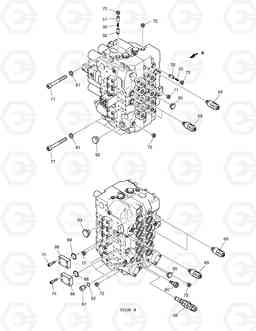 4180 CONTROL VALVE(1) SOLAR 340LC-V, Doosan